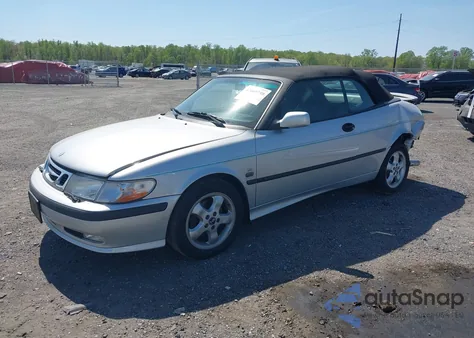 2001 Saab 9-3 Se z USA, uszkodzony, nr VIN YS3DF78K817012431